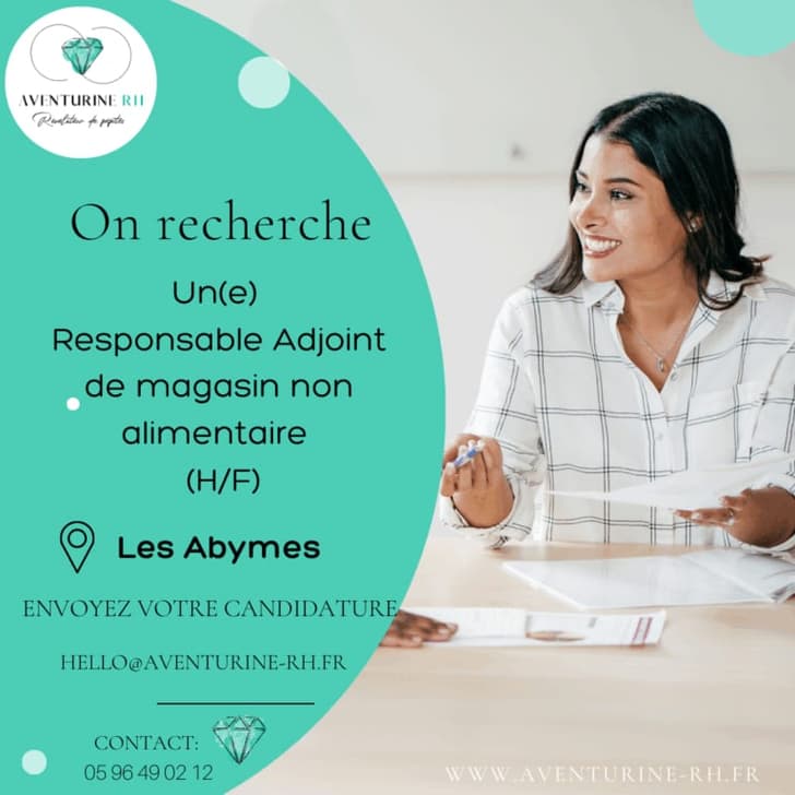 RESPONSABLE ADJOINT DE MAGASIN (H/F) EN GUADELOUPE